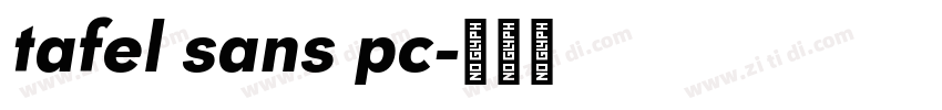 tafel sans pc字体转换